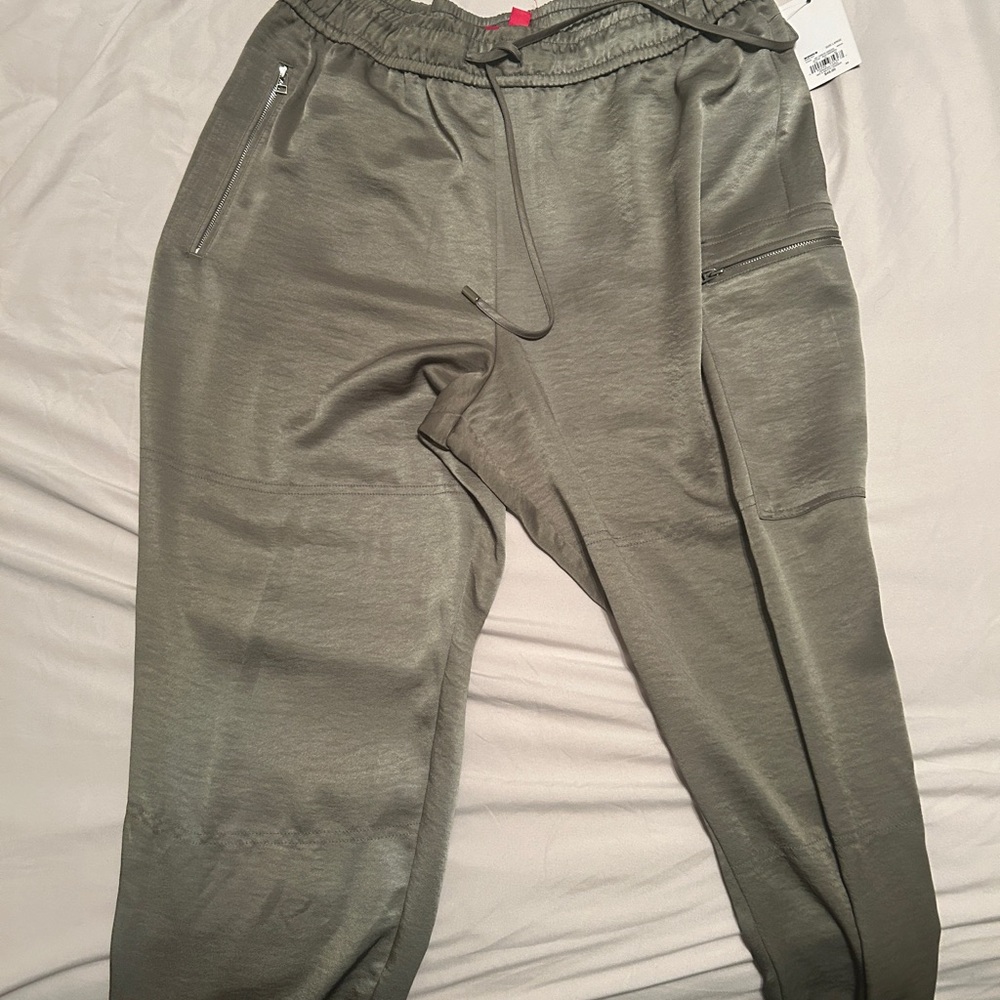 Jennifer Lopez Olive Jogger Pants